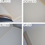 A5 'And & And' notebook Negev Flint Rocks - Multi grid notebook