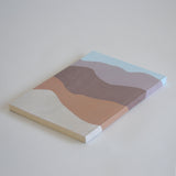 Purple Mountains notebook - A5 softcover 176 P. - Dotted, Lined, Graph & Blank paper