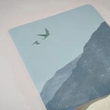 Blue Mountains A5 sewn notebook - lined