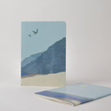 Blue Mountains A5 sewn notebook - lined
