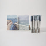 A6 Pocket notebook set - Salt Shore & Dead Sea Mud designs