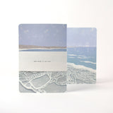 Salt Beach A5 sewn notebook - lined