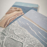A6 Pocket notebook set - Salt Shore & Dead Sea Mud designs