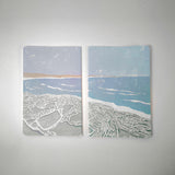 Salt Beach A5 sewn notebook - lined