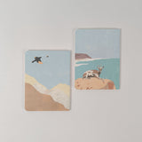 A6 Pocket notebook set - Tristram’s Starling & Ibex designs