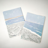 Salt Beach A5 sewn notebook - lined
