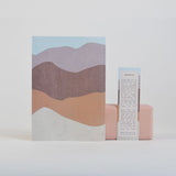 Purple Mountains notebook - A5 softcover 176 P. - Dotted, Lined, Graph & Blank paper