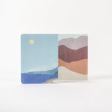 A6 Pocket notebook set - Blue Mountains & Purple mountains designs