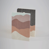 A6 Pocket notebook set - Starry night & Purple mountains designs