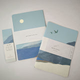 Blue Mountains A5 sewn notebook - lined