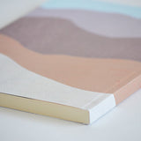 Purple Mountains notebook - A5 softcover 176 P. - Dotted, Lined, Graph & Blank paper